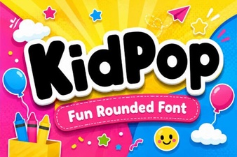 Fun Kidpop Font Projects & Free Downloads