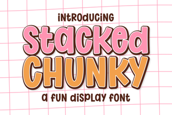 Design Impact with Stacked Chunky Font Styles