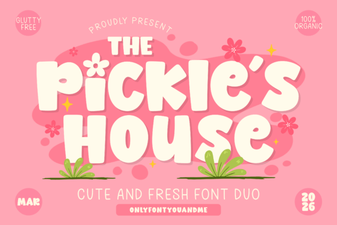 The Pickles House Font: a Unique Design Resource