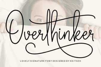 Overthinker Font: a Creative Tool for Design Projects