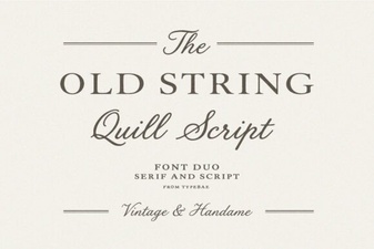 Creative Typography & Classic String Font Projects